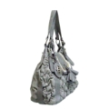Bolsa em Couro Santino Coleção Queens Cinza