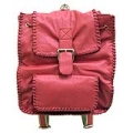 Bolsa em Couro Macadamia Cor Coral