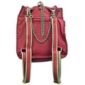 Bolsa em Couro Macadamia Cor Coral