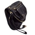Bolsa em Couro Macadamia Cor Black
