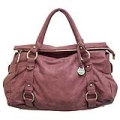 Bolsa em Couro Macadamia Goiaba