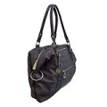 Bolsa em Couro Macadamia Asfalto