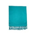 Pashimina Viscose Azul Turqueza 77x 180cm