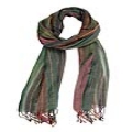 Echarpe Viscose Tear ListradinhaVerde