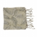 Echarpe de Viscose Verde Folha