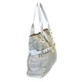 Bolsa Sagga em Couro Amassado Areia